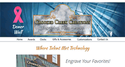 Desktop Screenshot of crookedcreekcreations.com